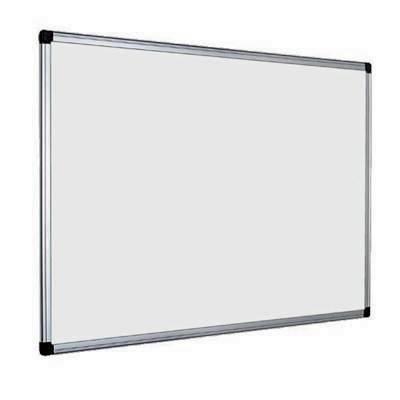 Pizarra Rocada de acero vitrificado 120x150cm blanco