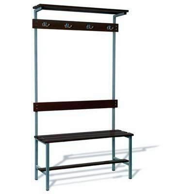 Banco Vestuario BVS.MAD.100 Madera Acero Pintado 100x178x37cm