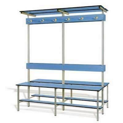 Banco De Vestuario Simple Fenolico BVS.FEN.100 Acero Pintado 100x178x37cm