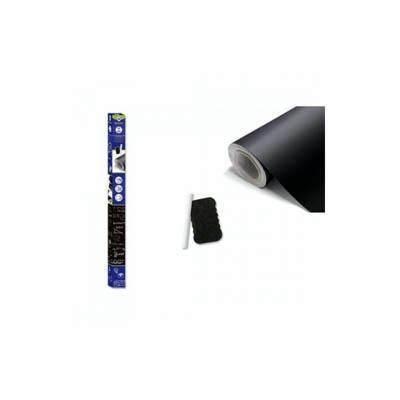 Pizarra negra adhesiva 0,5x20cm con tiza y borrador