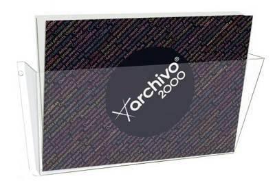 Bandeja pared horizontal A-4 transparente 65004 CS TP