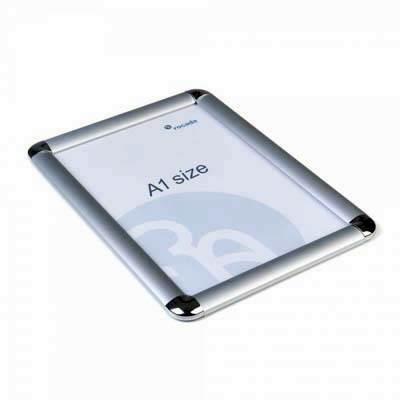 Marco informativo con clip Rocada aluminio