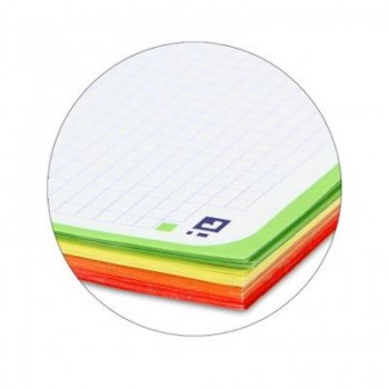 Bloc espiral Oxford 400196874 folio 120H. cuadros 5X5 Tapa Plastico con separador