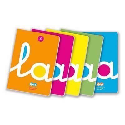 Libreta grapada Lamela tapa PP 50h 90g cuadrovía 2,5mm A4