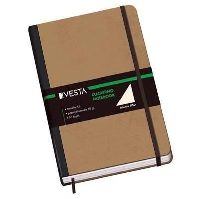 Cuaderno Vesta Nature tapa cartoné liso A5 10640