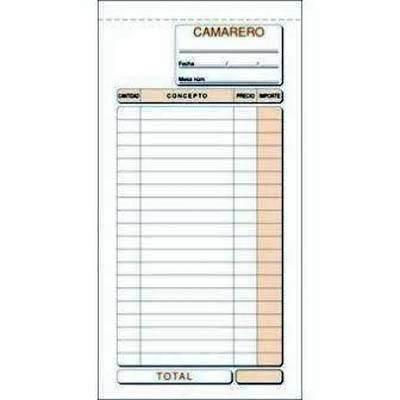 Talonarios Loan Camarero