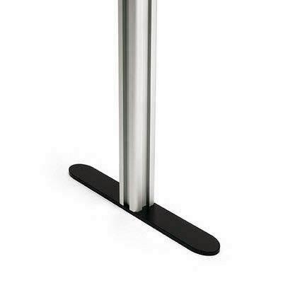 Pie Soporte forma T para mampara modular 174x53cm