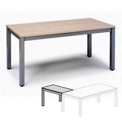 Ala mesa Rocada Serie Executive 100X60cm  Blanco/Haya 2107AM01