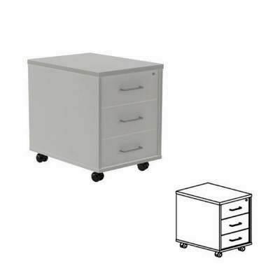 Buck Movil 3 Cajones 40x58x59.5cm 4003AA01 Haya/Haya