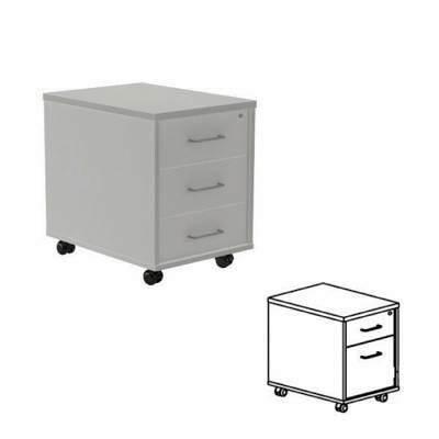 Buck Movil Rocada 1 Cajon + 1 Cajon Archivo 40x58x59.5cm 4004AA01V24 Haya/Haya