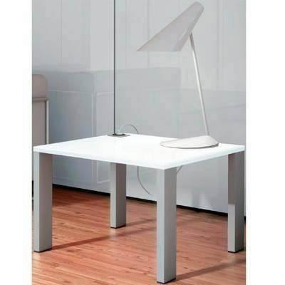 Mesa De Espera 902.5785 60x60x40cm Blanca/Blanca