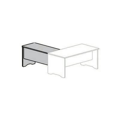 Ala mesa rectangular serie Work Rocada 100x60x72cm. 2102AW04V26 blanco/blanco