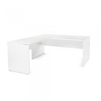 Ala mesa rectangular serie Work Rocada 100x60x72cm. 2102AW04V26 blanco/blanco