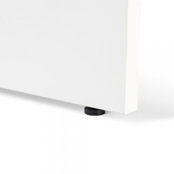 Ala mesa rectangular serie Work Rocada 100x60x72cm. 2102AW04V26 blanco/blanco