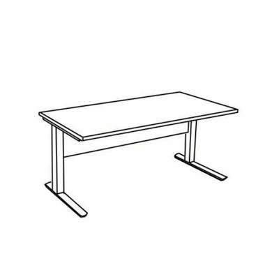 Mesa Rectangular Serie IOG IN 80x80x75cm 702.6901 Encimera de Roble