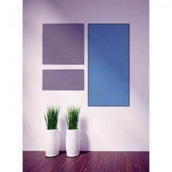 Panel de fieltro acústico Planning Sisplamo con marco mini 30x60cm azul