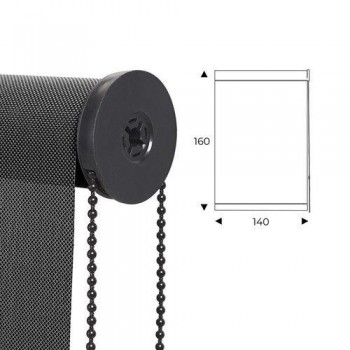 Cortina Enrrollable Rocada ROL14-16079005 140x160cm Gris Mecanismo Negro