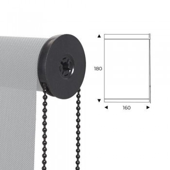 Cortina Enrrollable Rocada ROL16-14079005 160x140cm Gris Mecanismo Negro