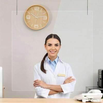 Mampara de metacrilato de techo  A. 2000 850x750mm