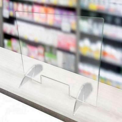 Mampara mostrador metacrilato 120x75cm. 5mm. 32026M TP