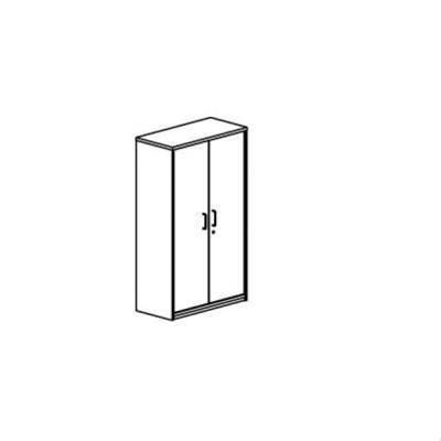 Armario Puertas Completas + 3 Estantes 90x156x45cm 1058AW04 Blanco/Blanco