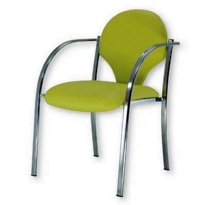 Silla Confidente Corey-Inca 04INCATGABSGL Con Brazos Plata/Negro