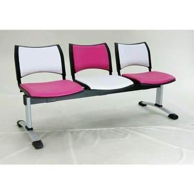 Bancada Fissa 05FISS3PNABSGL 3 Plazas Negro 77x60x150cm