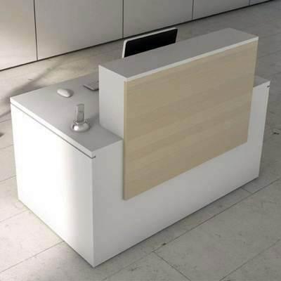 Mesa Mostrador Serie New Pano 140x80x75cm 90.7103 Blanco