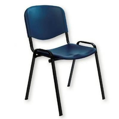 Silla Confidente Class Polimero 975V15-4 Sin Brazos Negra