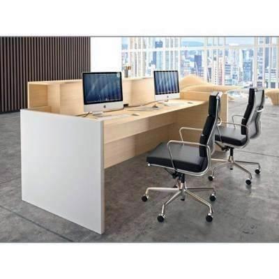 Mostrador Serie Avant 149x110x103cm 9090.8082 Blanco/Blanco