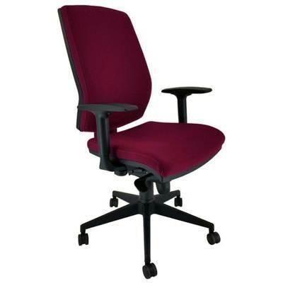 Silla Sirex-Cronos CRONOS-BU Mecanismo Syncro Con Brazos Burdeos