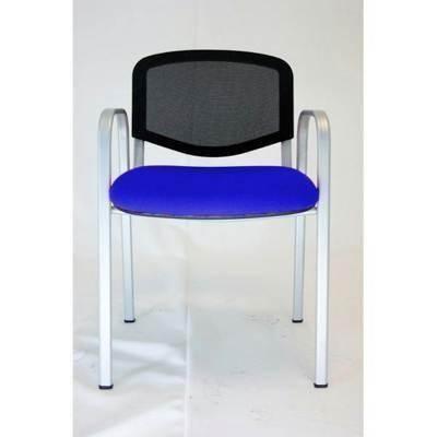 Silla Confidente Mustang-Goa GOA-AZ Sin Brazos Azul