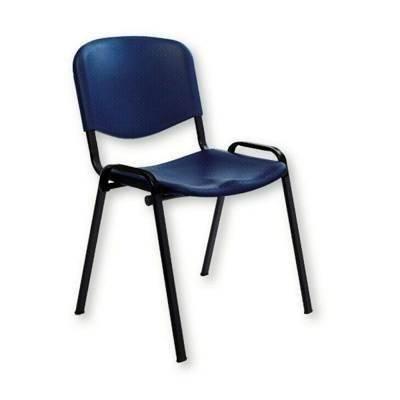 Silla Confidente Class Polimero RD-975/3 Sin Brazos Azul