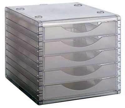 Modulo Archivo 2000 4005CS 5 cajones Transparente ArchivoTEC