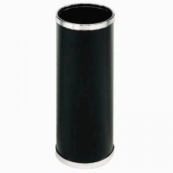 Paragüero Metalico Con Aros Cromados 301-N 50x21.5cm Negro