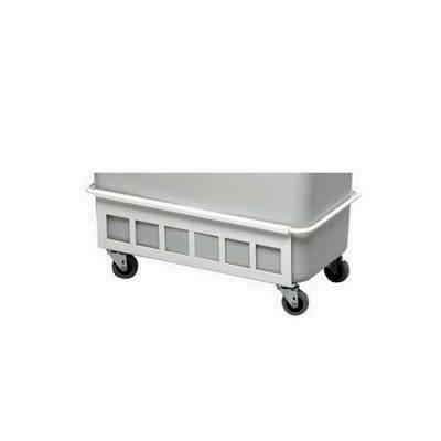 Carrito De Metal 1801666010 4 Ruedas 18x47x26cm Blanco
