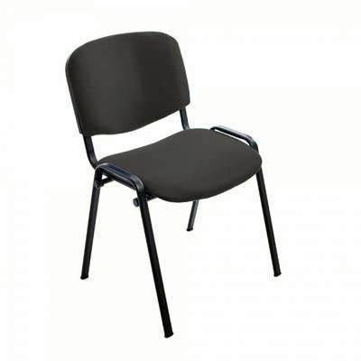 Silla confidente Rocada Class sin brazos tapizado 1 gris 965/1
