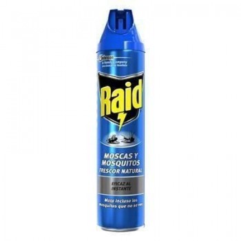 Insecticida Raid J665282 Spray Moscas Y Mosquitos 600ml