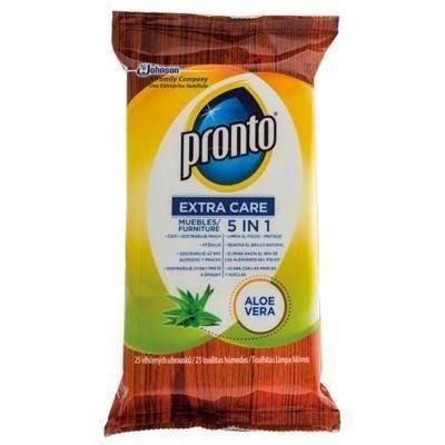 Paquete De 25 Toallitas Pronto J672751 Aloe Vera