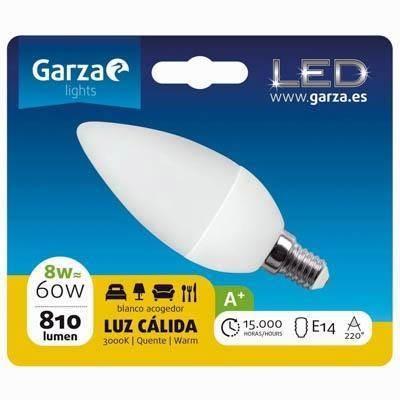 Bombilla led Garza Vela 6w E14 220º 470 lum 461446