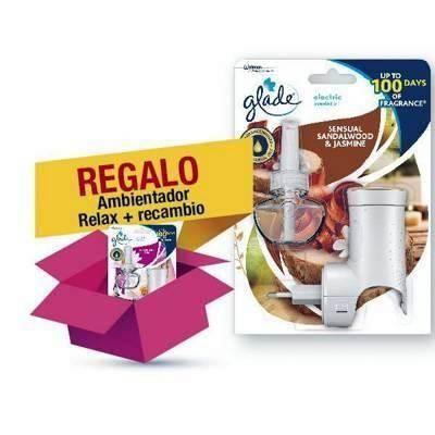 Ambientador Glade eléctrico líquido Bali aparato + recambio+REGALO