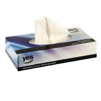 Pañuelos faciales yes C/100 unidades 20x21 24748