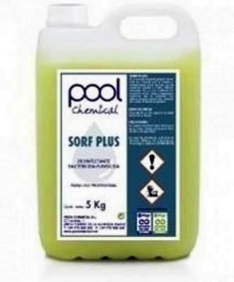 Garrafa 5l desinfectante bactericida fungicida Sorf Plus amarillo