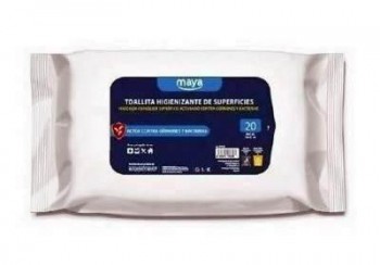 Paq.20 toallitas higienizantes de superficies