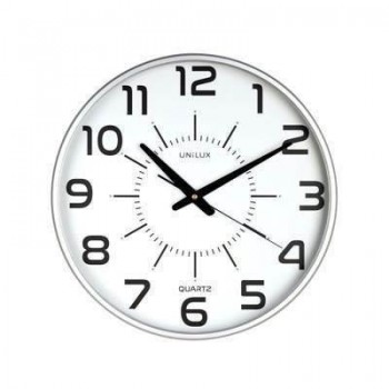 Reloj Unilux Maxi Pop diam.37,5cm gris metalizado