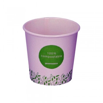 Vasos compostables papel 125 ml C/50 uds. 36885