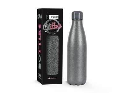 Botella Térmica 500 ML Gris Brillo ID0030 By Total Juggling